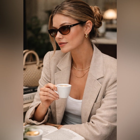 Fendi Accessories - Fendi Tortoiseshell Rectangular Sunglasses | Y2K Designer